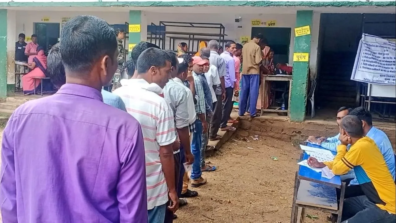Ghoshi bypoll Voting