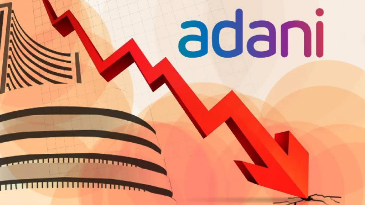 Share Market Sensex Adani Group