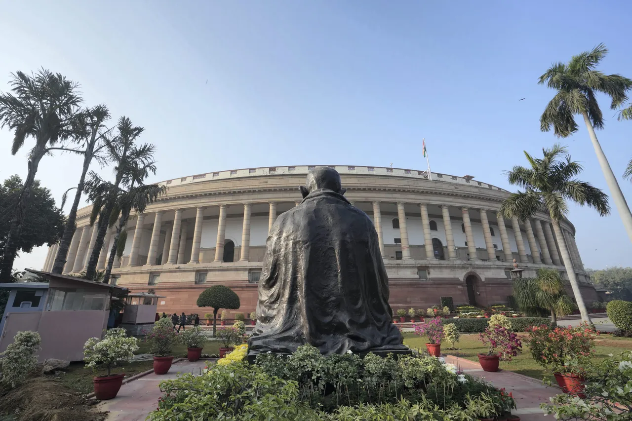 Parliament Old Building Rajya Lok Sabha
