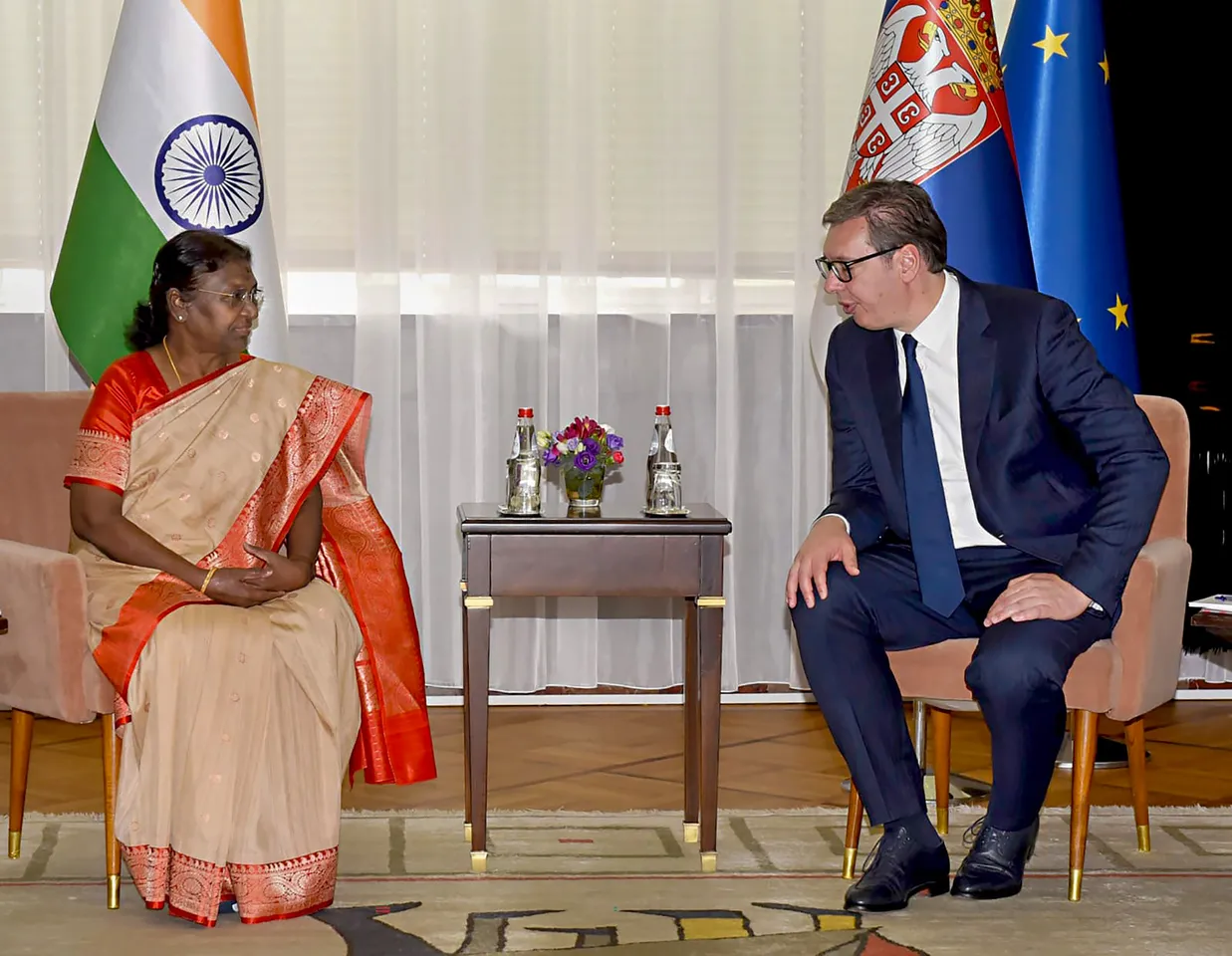 President Murmu holds 'productive' meeting with Serbian counterpart