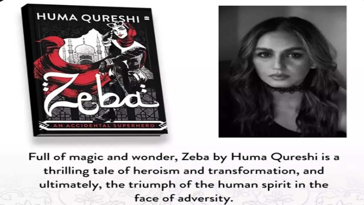 Actor Huma Qureshi turns author with superhero saga