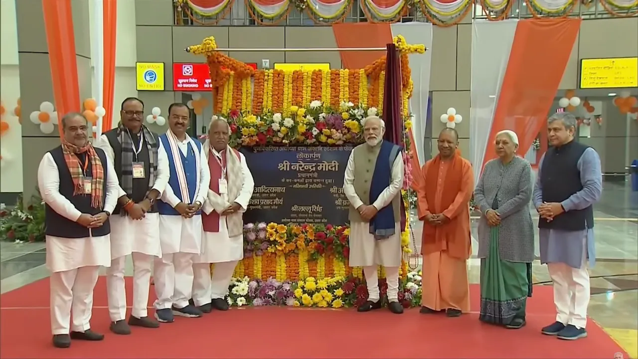 Narendra Modi inaugurates Ayodhya Dham station