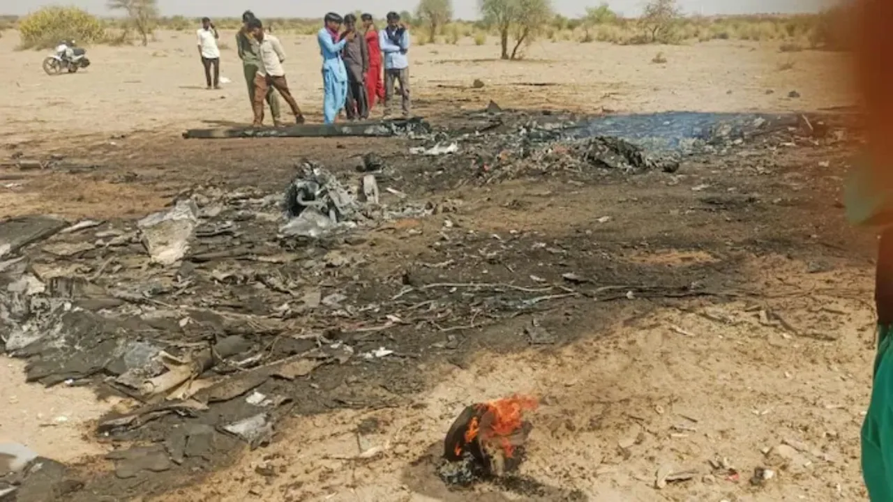 IAF aircraft crashes in Jaisalmer