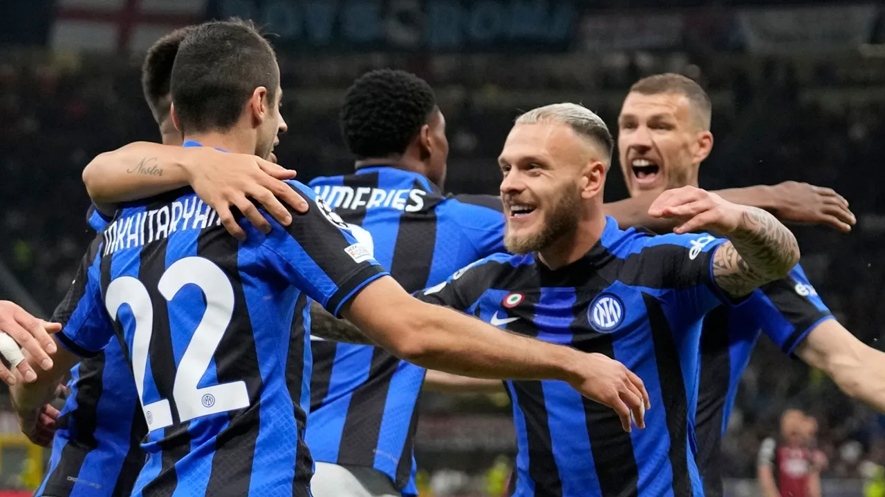 Inter beats Milan 2-0 in Champions League semifinal ''Euroderby''