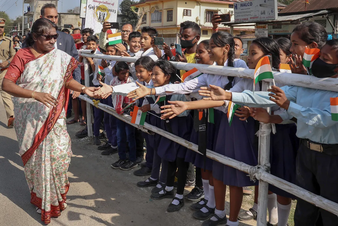 President Droupadi Murmu in Assam