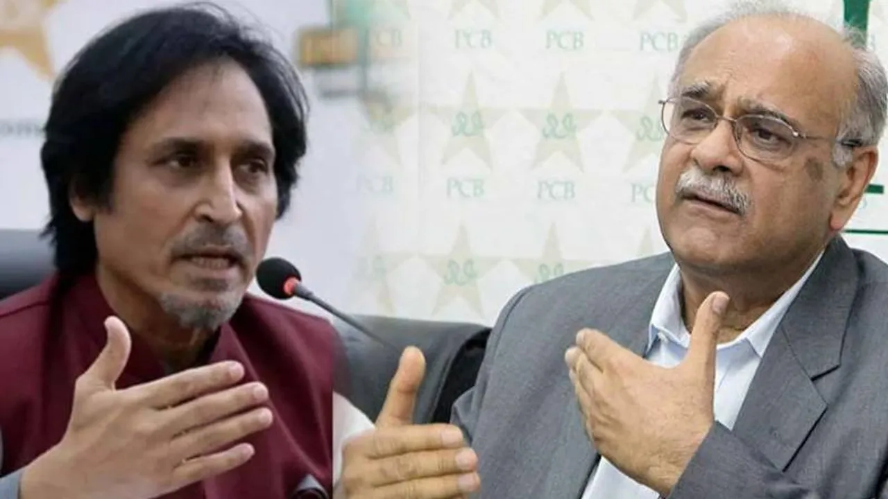 Ramiz Raja and Nazam Sethi