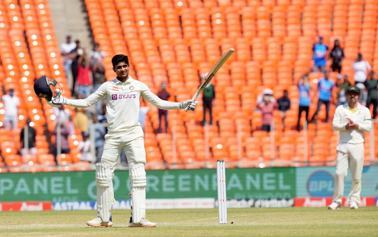 BGT 2023: Shubman Gill hits century as India reach 188 for two at tea
