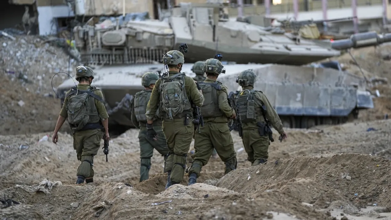 Israeli forces in Gaza Strip