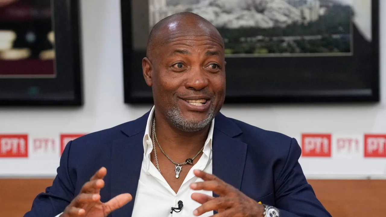 Former West Indies cricket captain Brian Lara during an interview with the PTI, in New Delhi, Tuesday, May 7, 2024