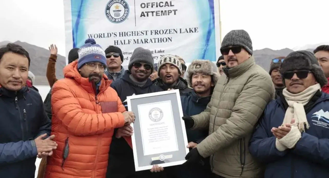 Highest Altitude Frozen Half Marathon Ladakh