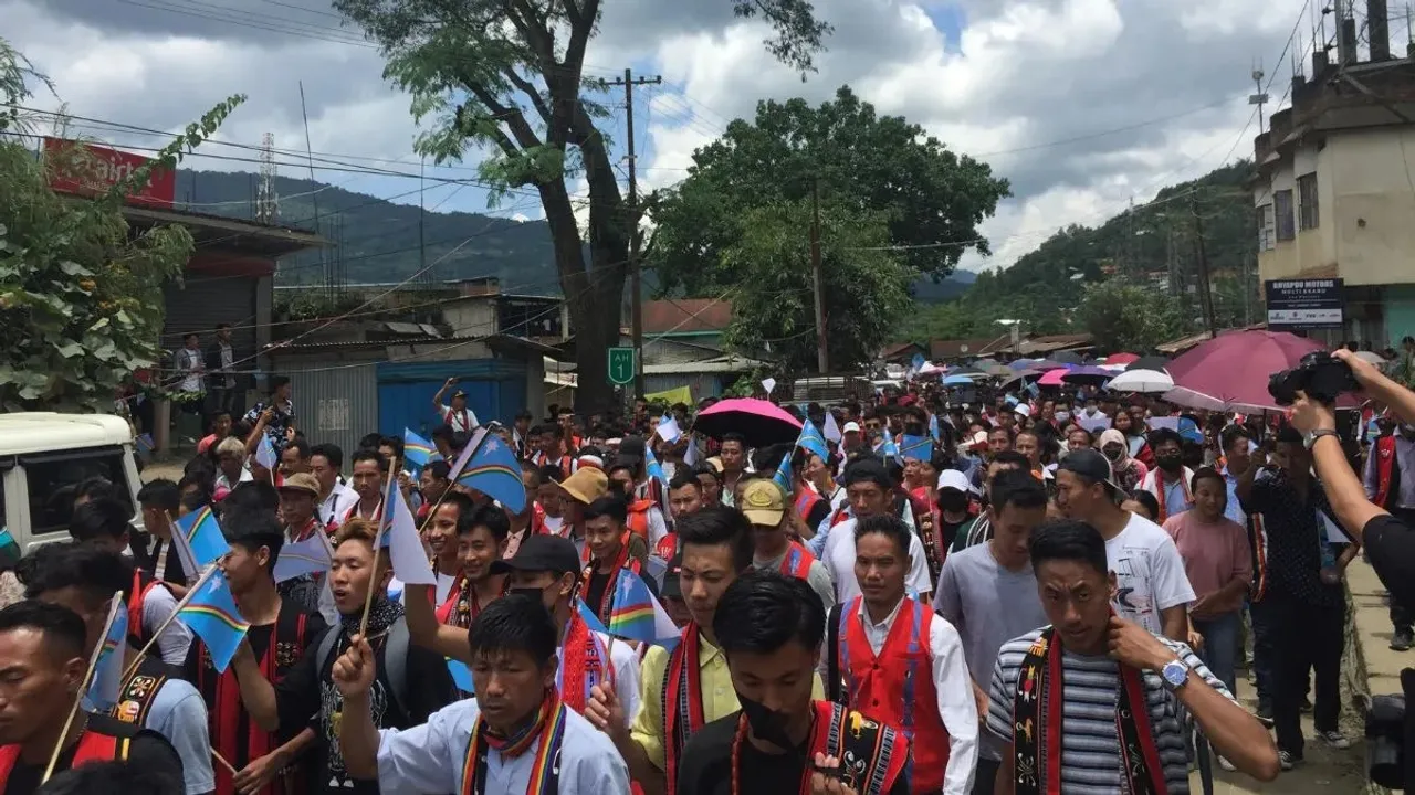 Naga community rallies in Manipur