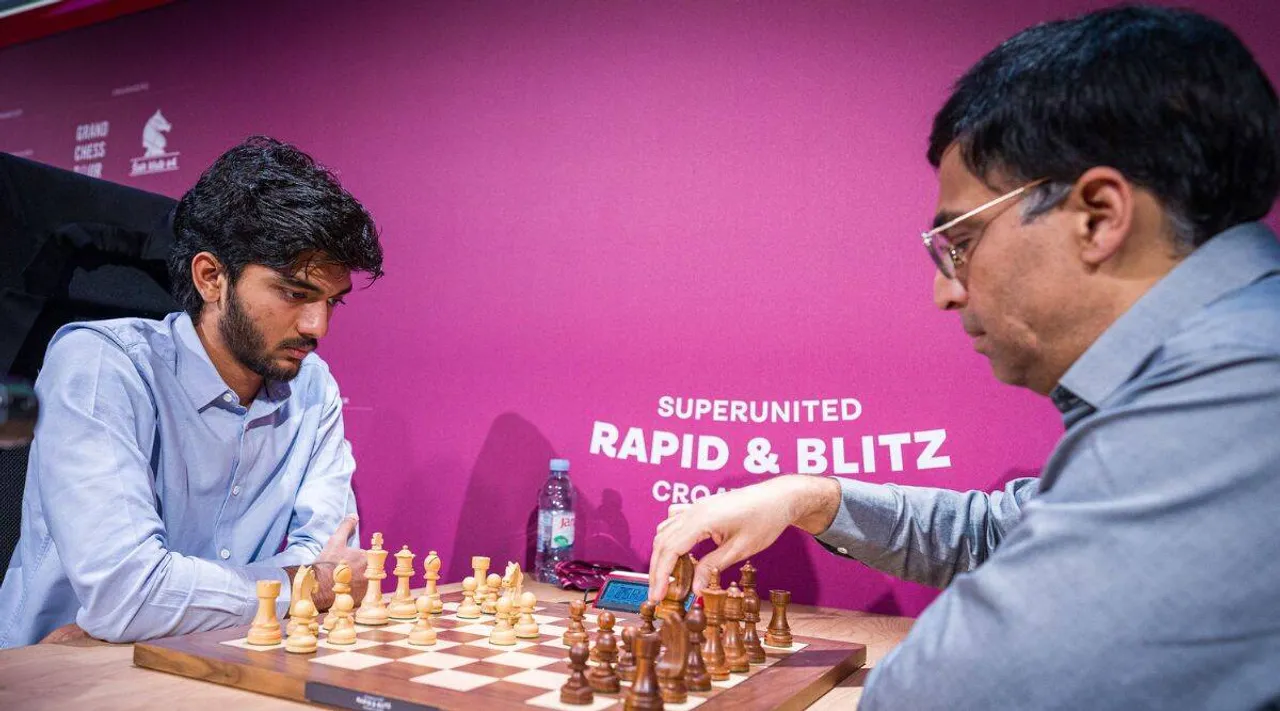Grand Chess Tour: Teenaged GM D Gukesh defeats idol Vishwanathan Anand in Rapid segment