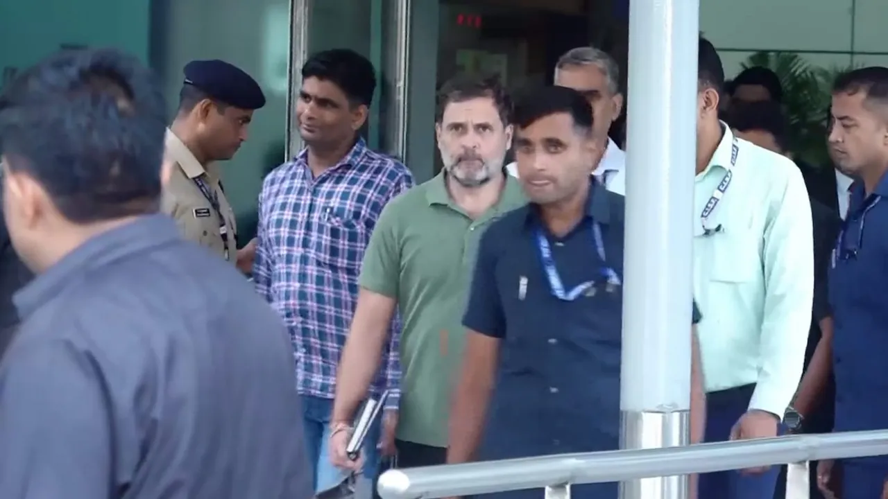 Rahul Gandhi returns from US visit