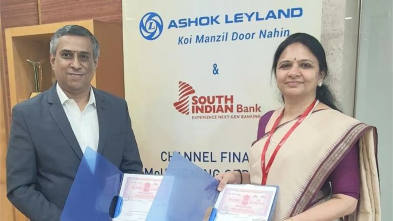 Ashok Leyland partners with South Indian Bank for dealer financing