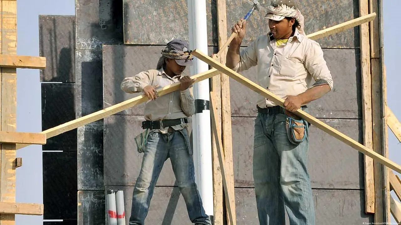Indian Construction Workers Labourers