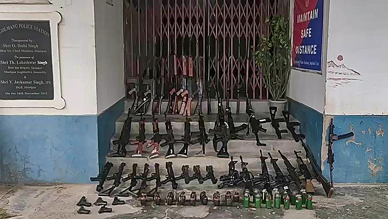 Over 140 weapons surrendered in Manipur after Amit Shah's appeal