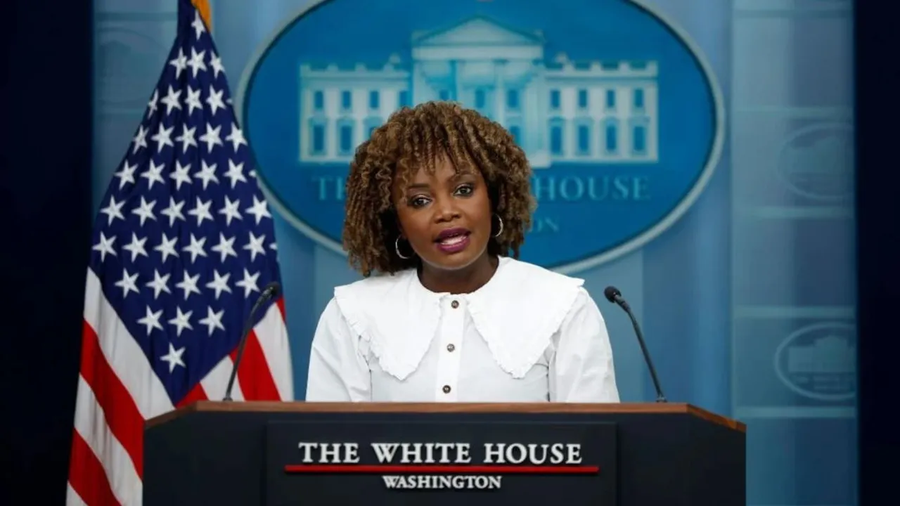 White House Press Secretary Karine Jean-Pierre (File image)