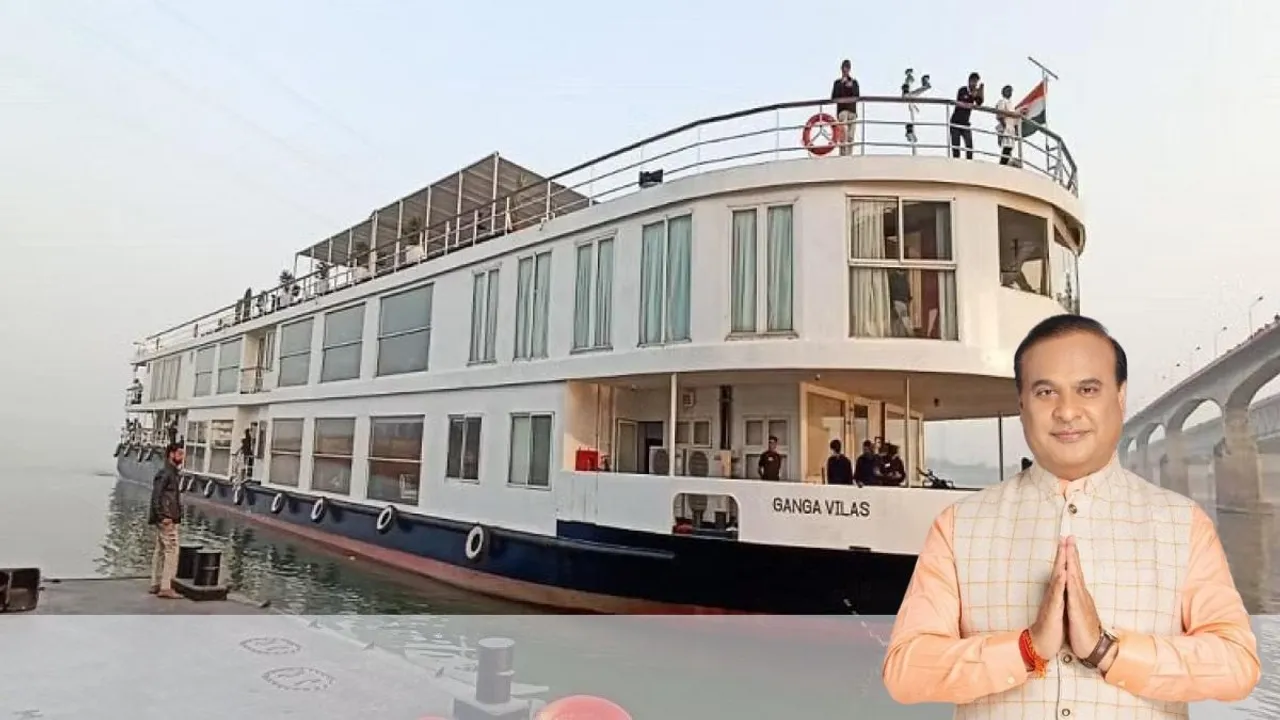 MV Ganga Vilas reaches Dibrugarh Assam