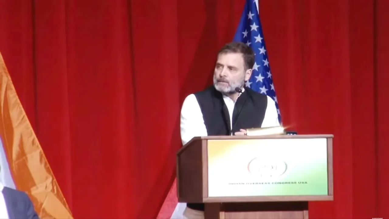 Rahul Gandhi in New York