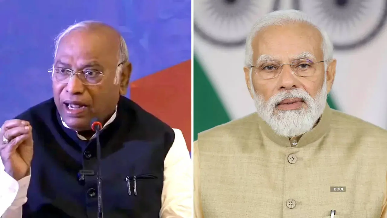 Mallikarjun Kharge Narendra Modi