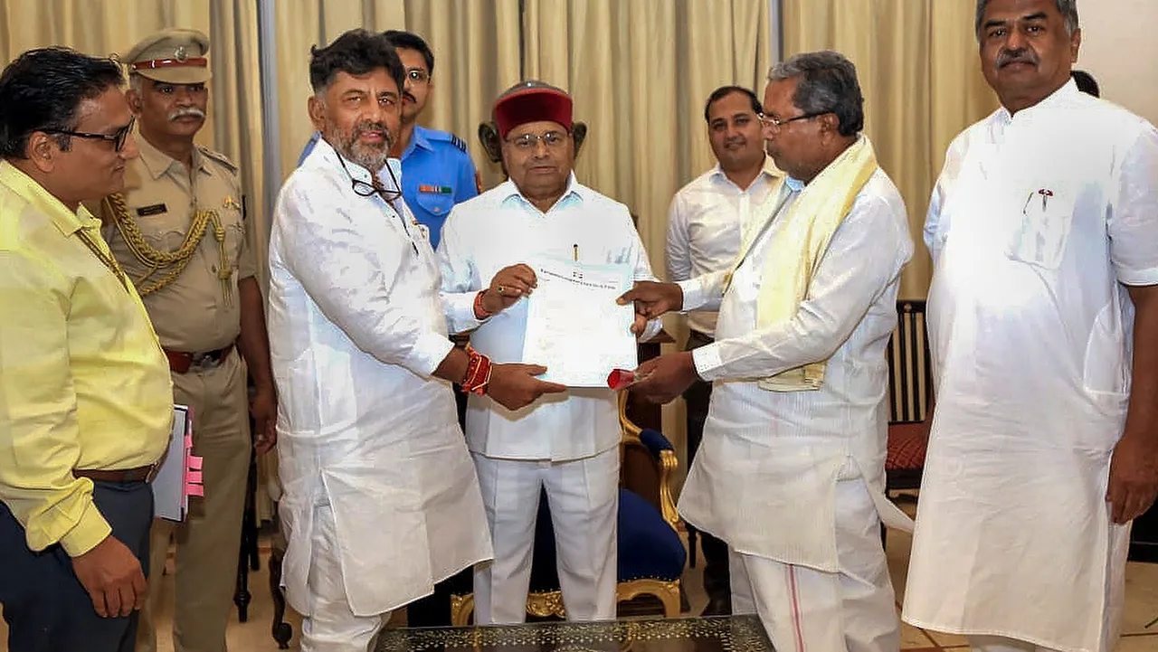 Siddaramaiah formally elected CLP leader, stakes claim to form govt in Karnataka