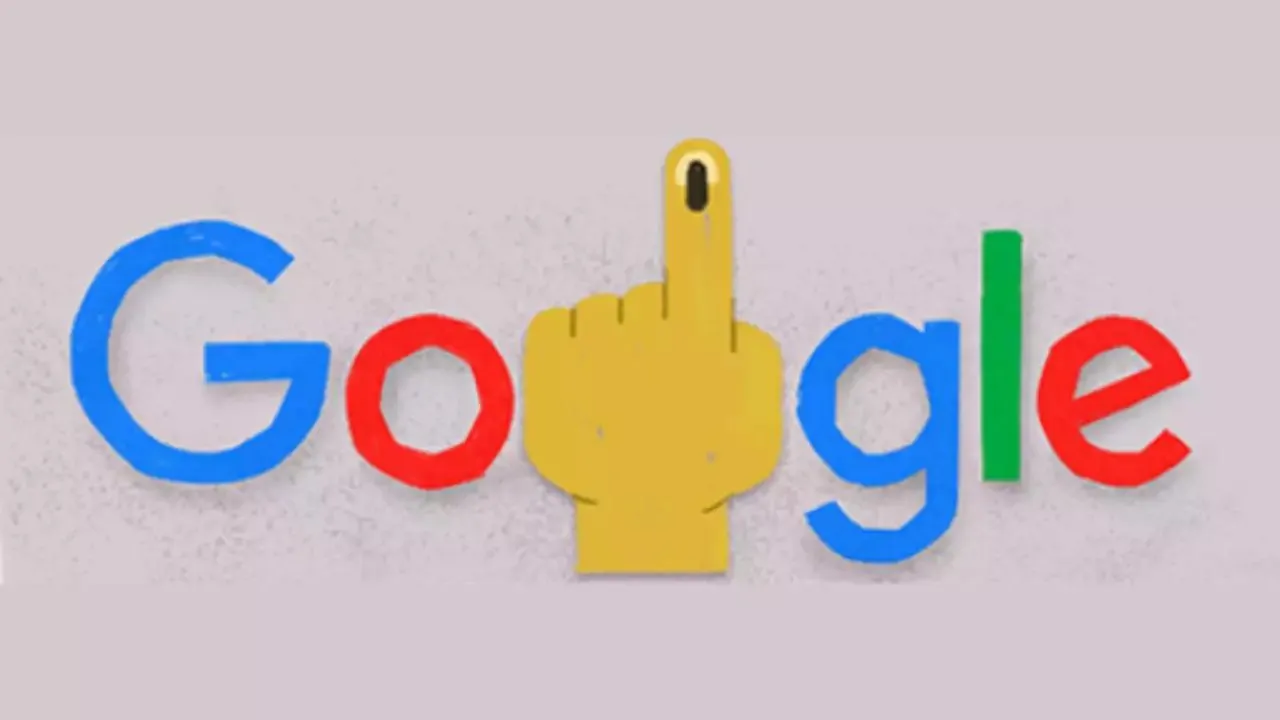 Google Doodle marks 2nd phase of general elections with voting symbol