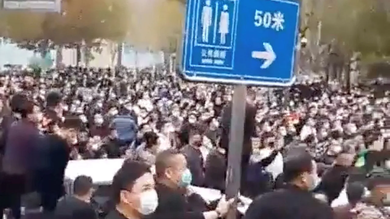 China Protest Covid