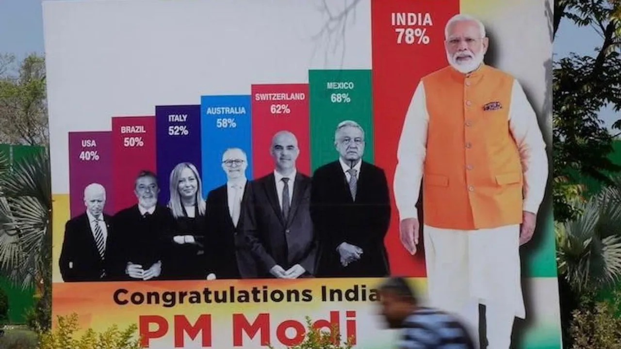 PM Modi poster shared by Pawan Khera ahead of G20