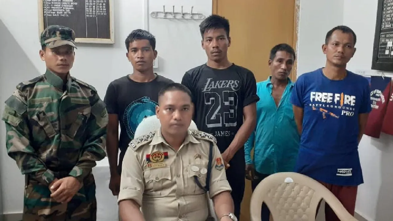 Five NLFT militants surrender before police in Tripura