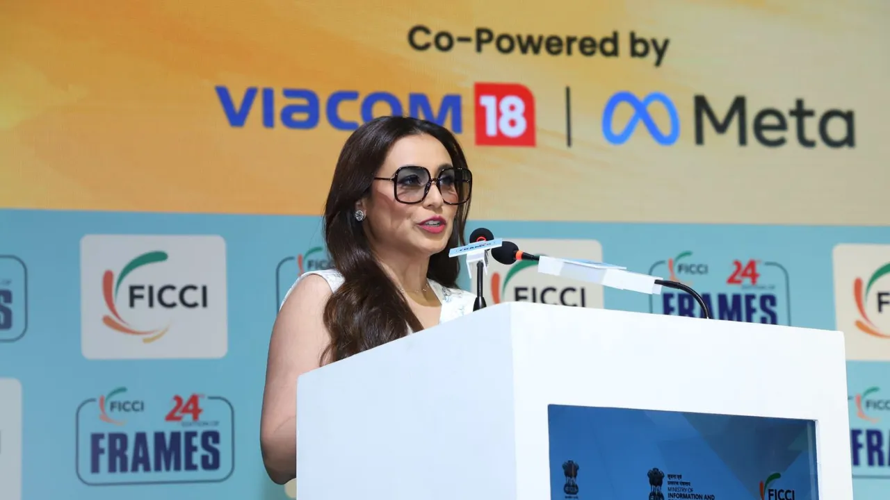 'Hindi cinema can't fall prey to social media trolling': Rani Mukerji at 24th edition of FICCI Frames
