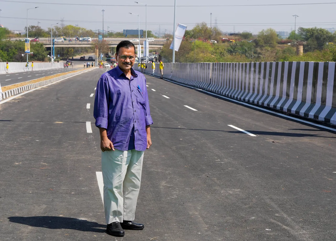 Ashram flyover extension Arvind Kejriwal