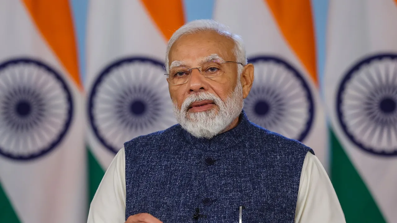 Prime Minister Narendra Modi digitally speaks at the International Energy Agency’s Ministerial Meeting