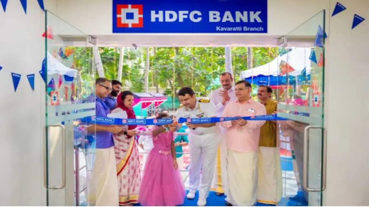 HDFC Bank branch opening in Lakshadweep