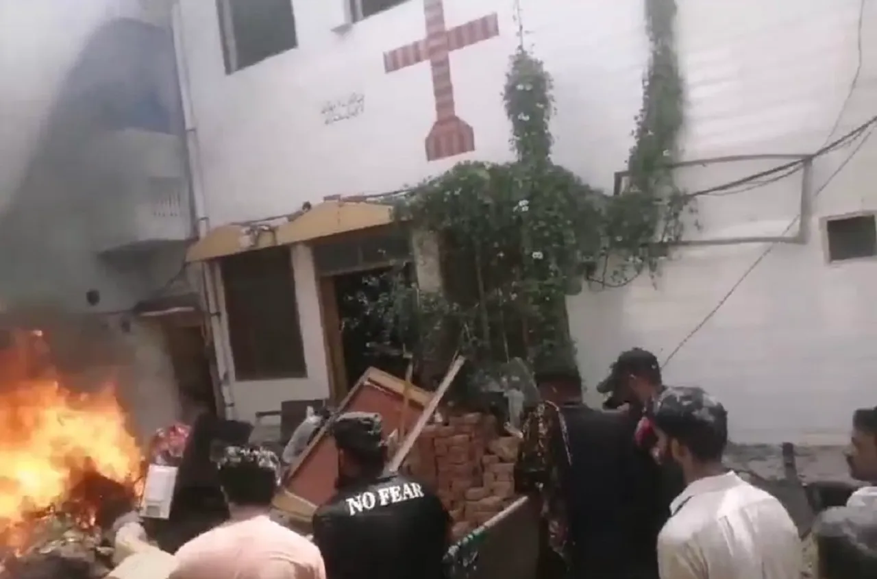 Churches vandalised in Pakistan's Punjab province over blasphemy allegations