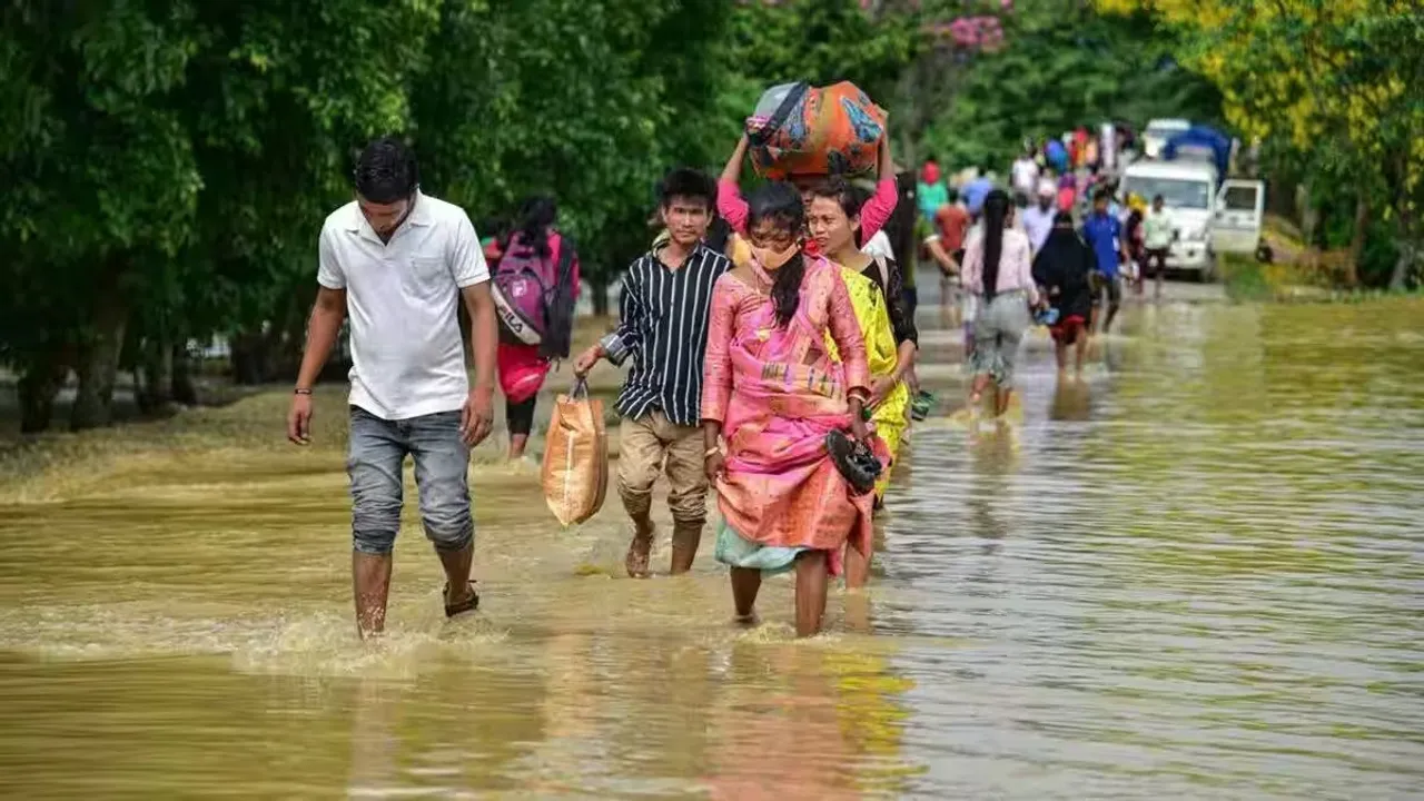 Assam flood situation improves, 38,000 still affected.jpg