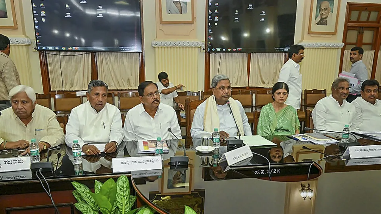 Siddaramaiah Karnataka Cabinet meeting
