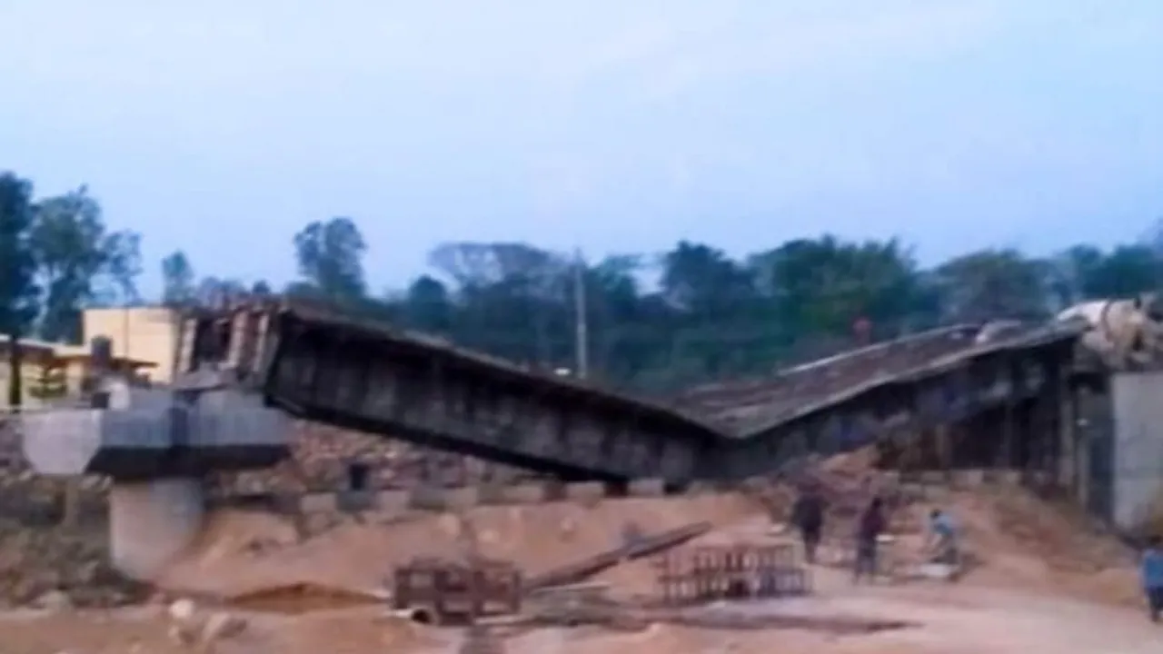 Under-construction bridge collapses in Himachal's Hamirpur, no casualties