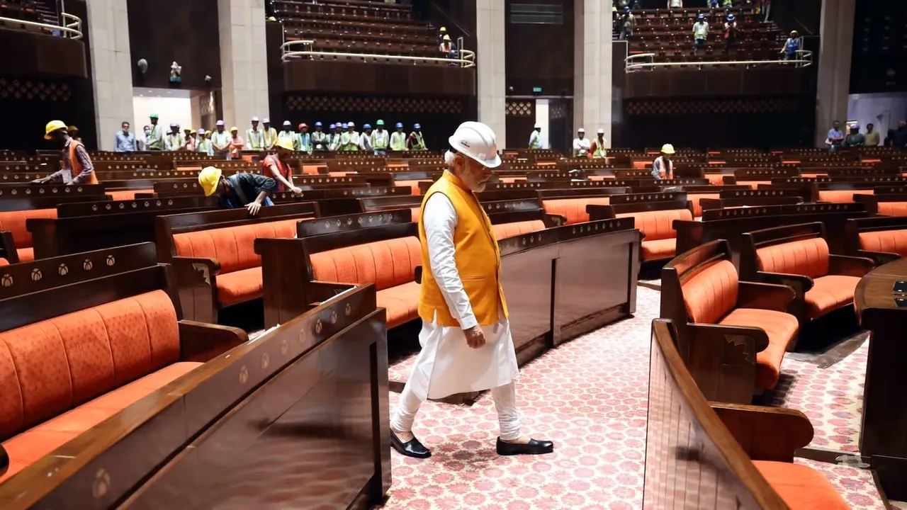 new Parliament building Narendra modi OM