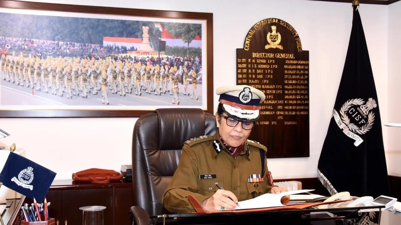 Nina Singh takes charge as first director general of CISF
