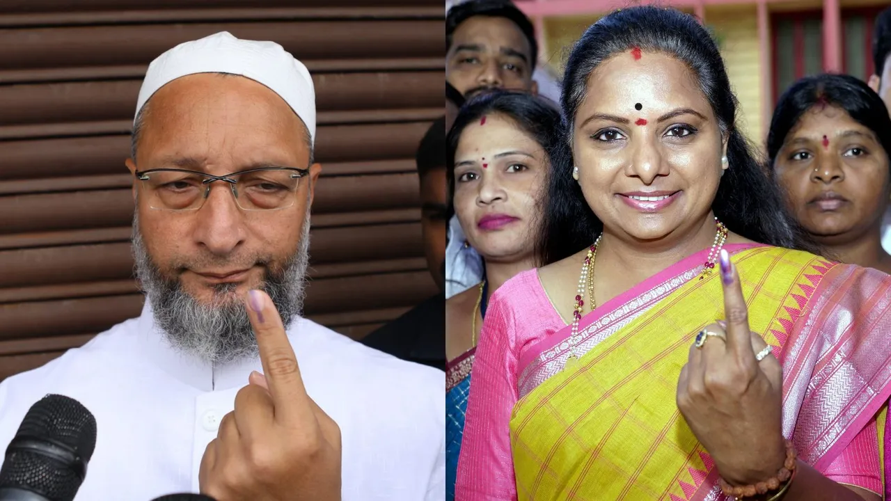 Asaduddin Owaisi K Kavitha Telangana Elections