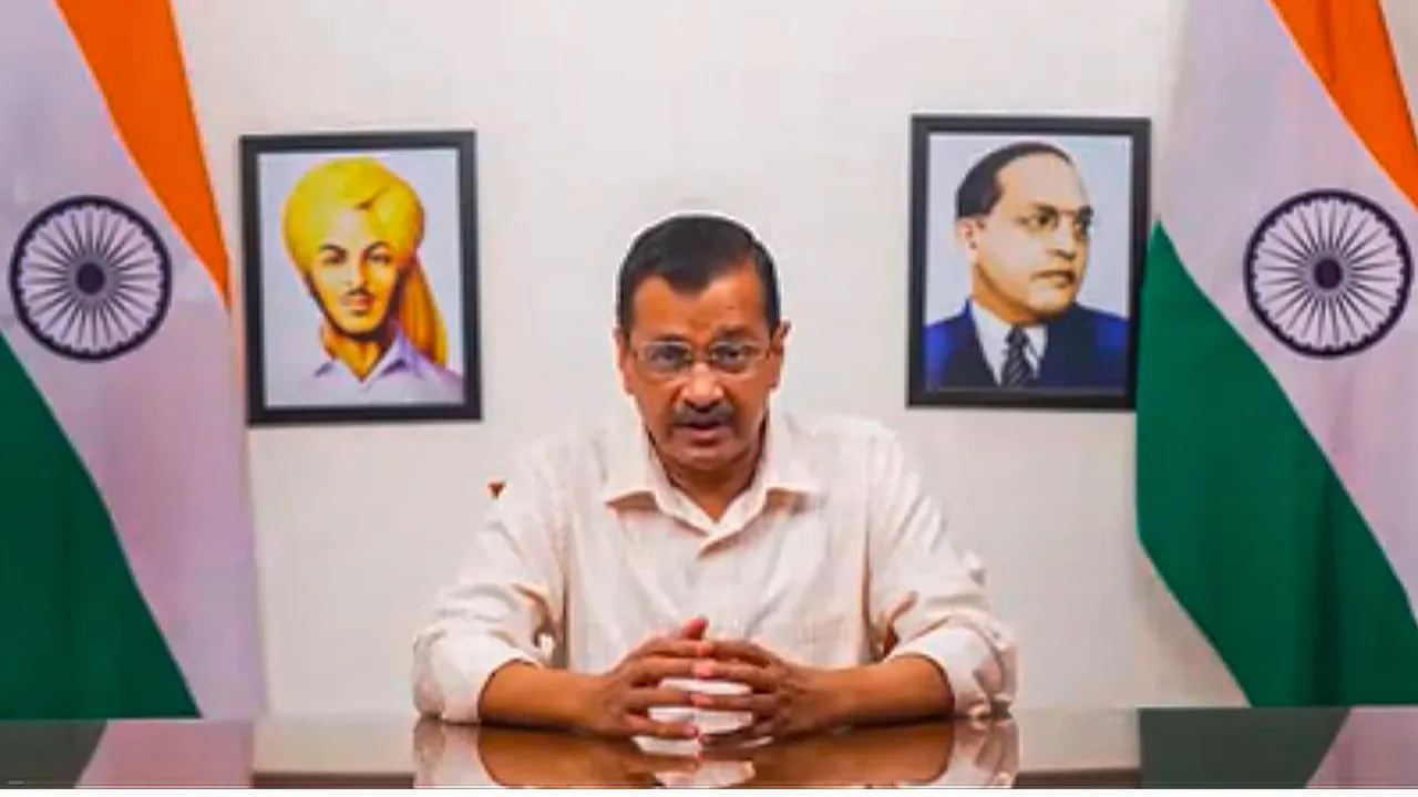 Delhi Chief Minister Arvind Kejriwal addresses a press conference on the implementation of Citizenship (Amendment) Act, 2019, in New Delhi