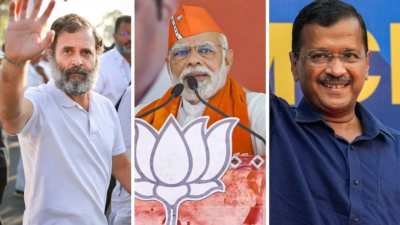 Rahul gandhi Narendra Modi Congress AAP BJP Arvind Kejriwal