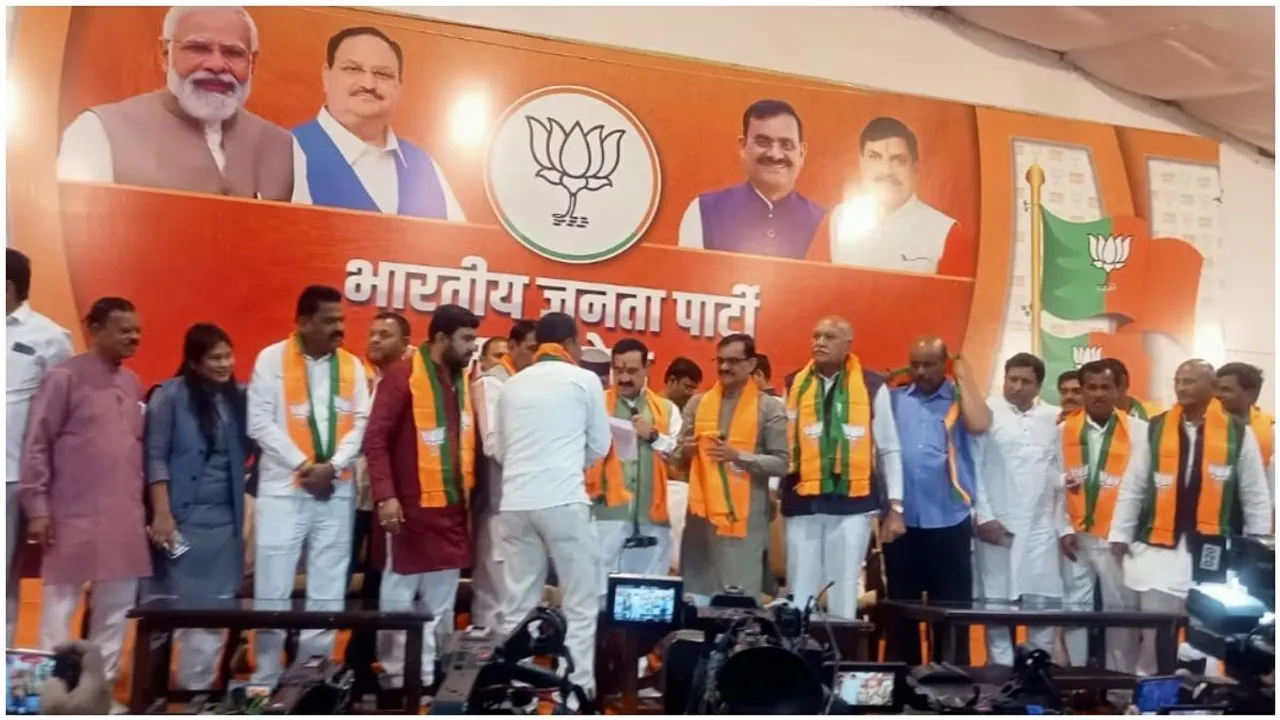 Choudhary Gambhir Singh joining BJP in Bhopal