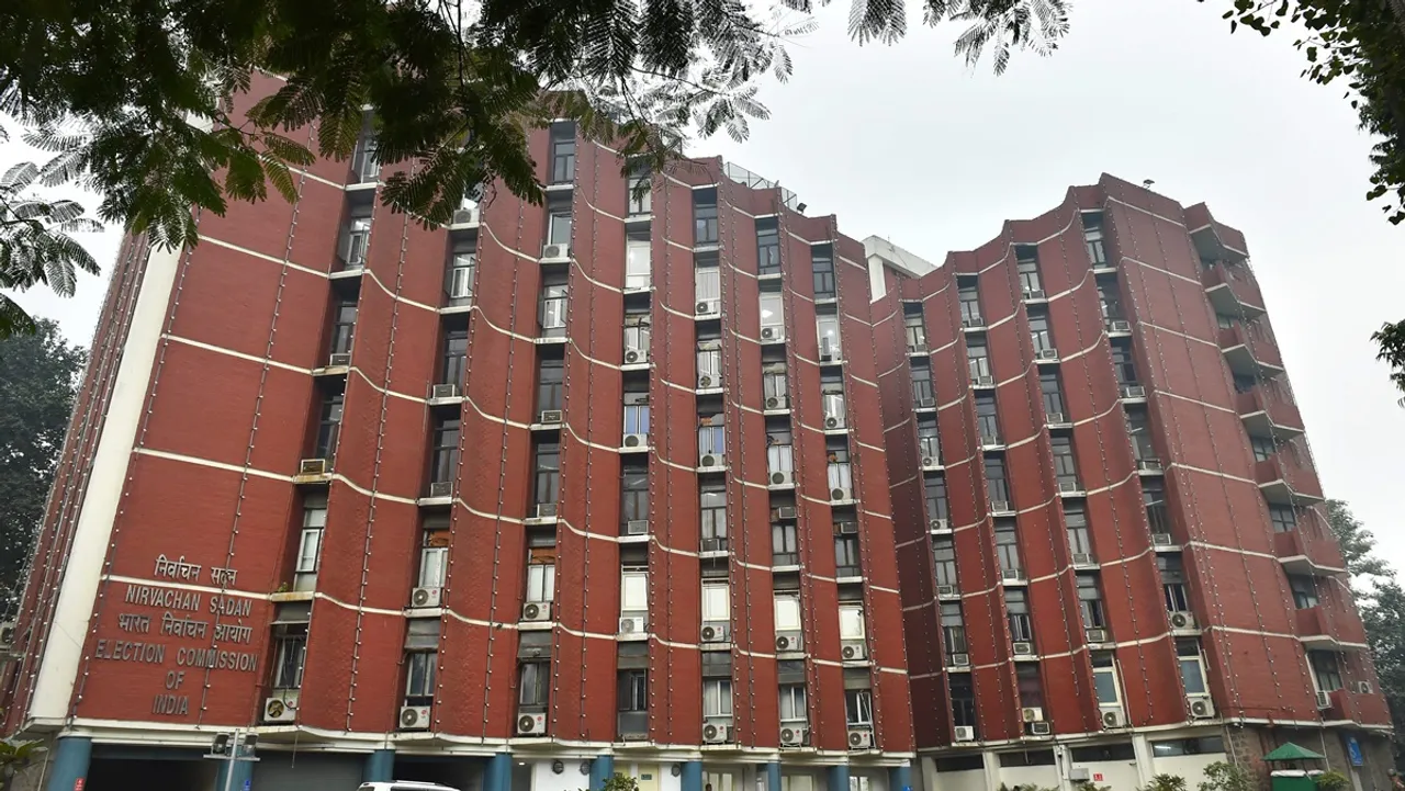 The Election Commission of India (ECI) building, in New Delhi, Wednesday, Feb. 28, 2024