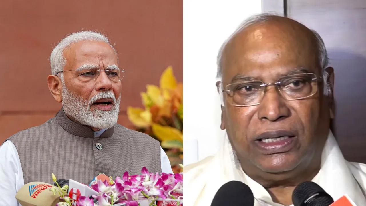 Narendra Modi Mallikarjun Kharge