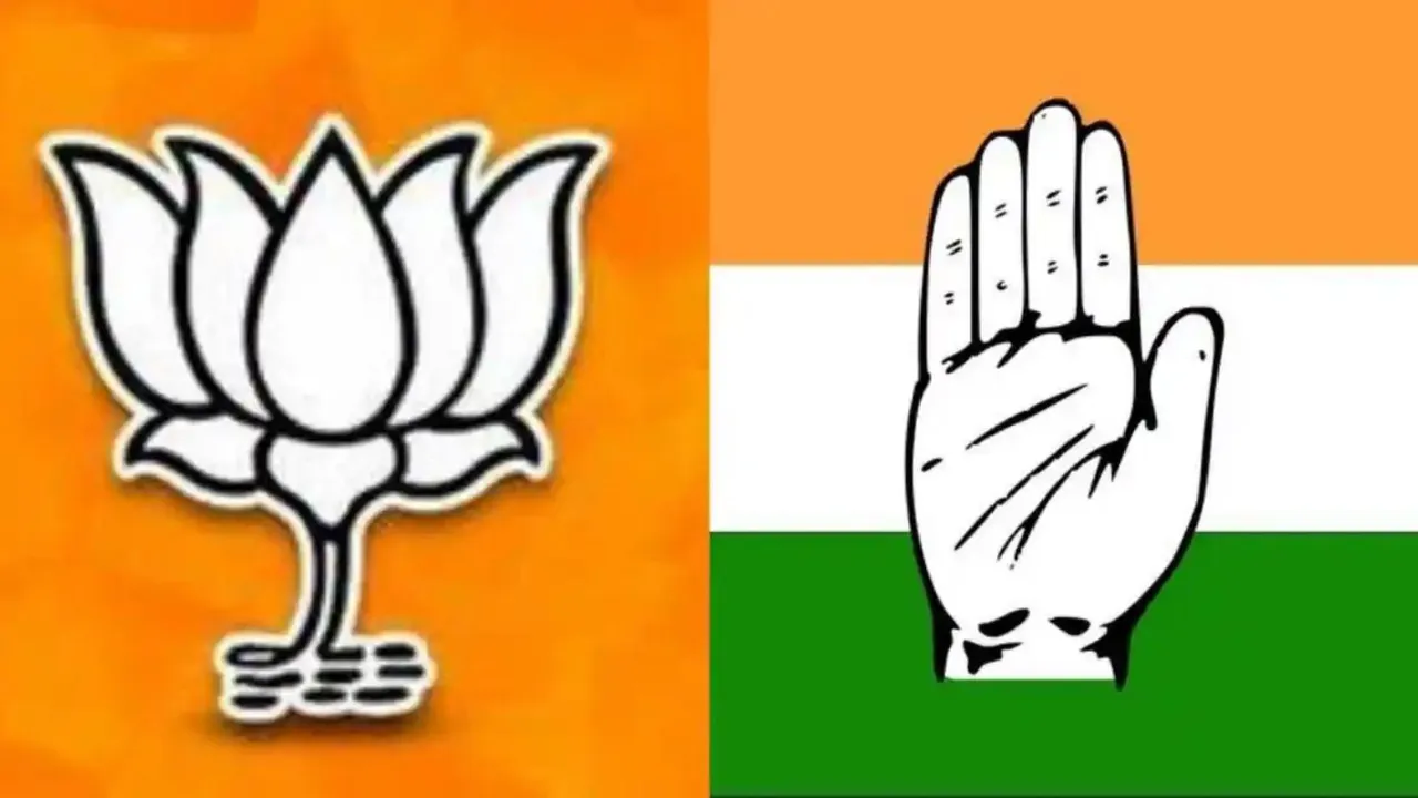 BJP Congress Flag