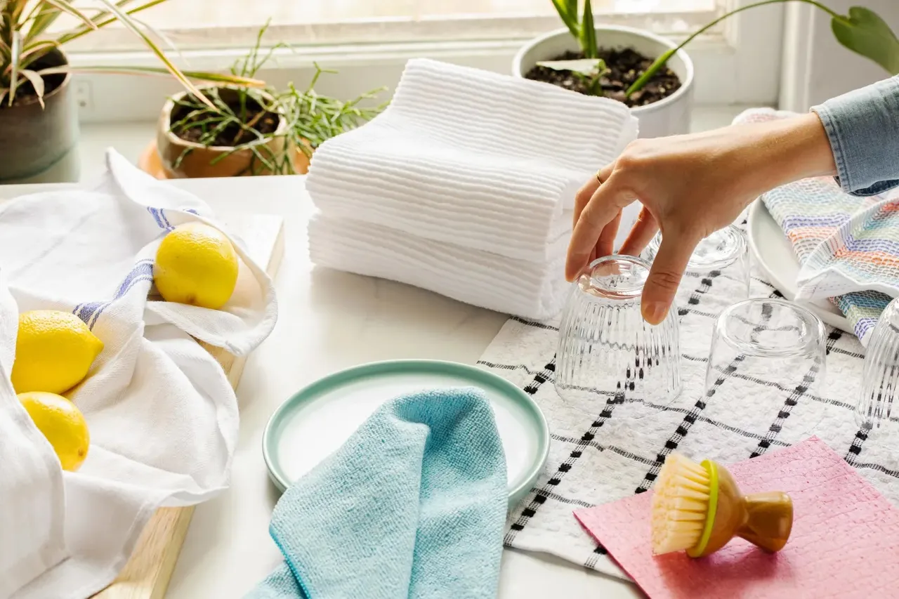 Dirty tea towels are breeding grounds for harmful bacteria