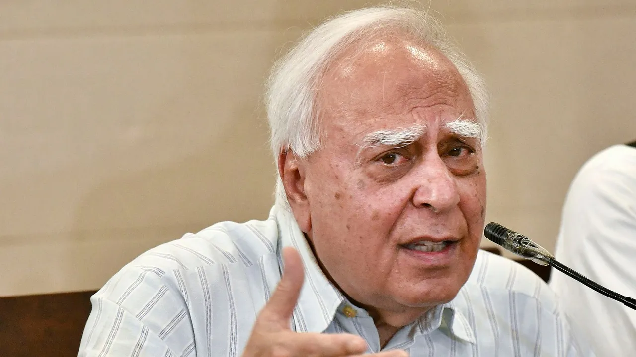 Rajya Sabha MP Kapil Sibal (File image)