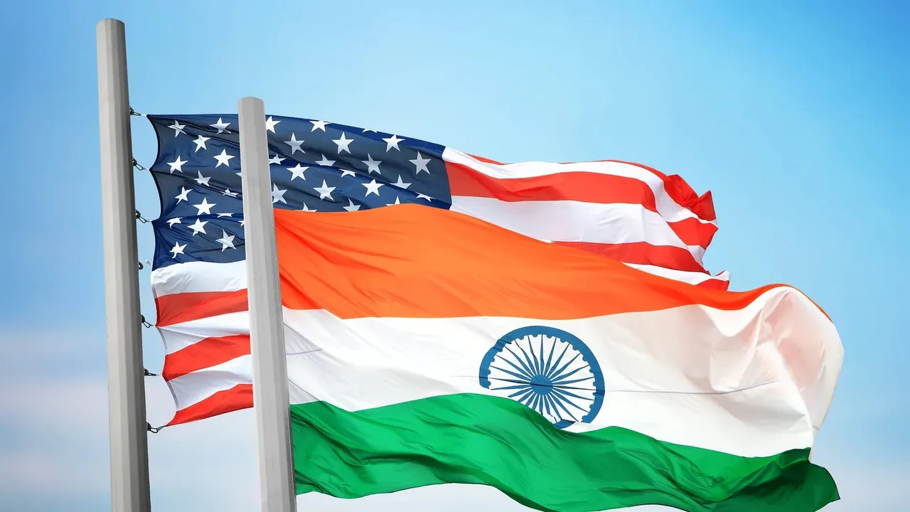 India Flag USA Flag