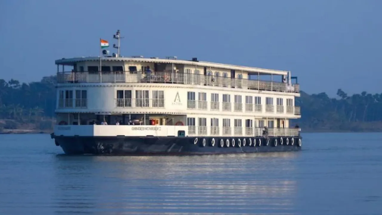 MV Ganga Vilas' second sail from Dibrugarh to Kolkata with 15 Swiss tourists